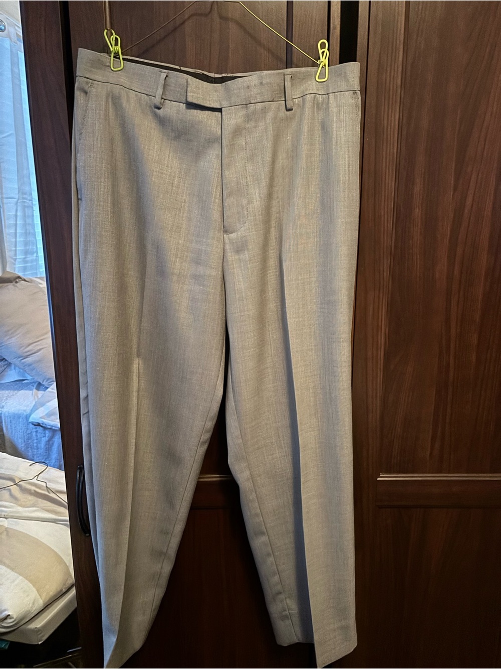 Classic Light Gray Men's Dress Pants